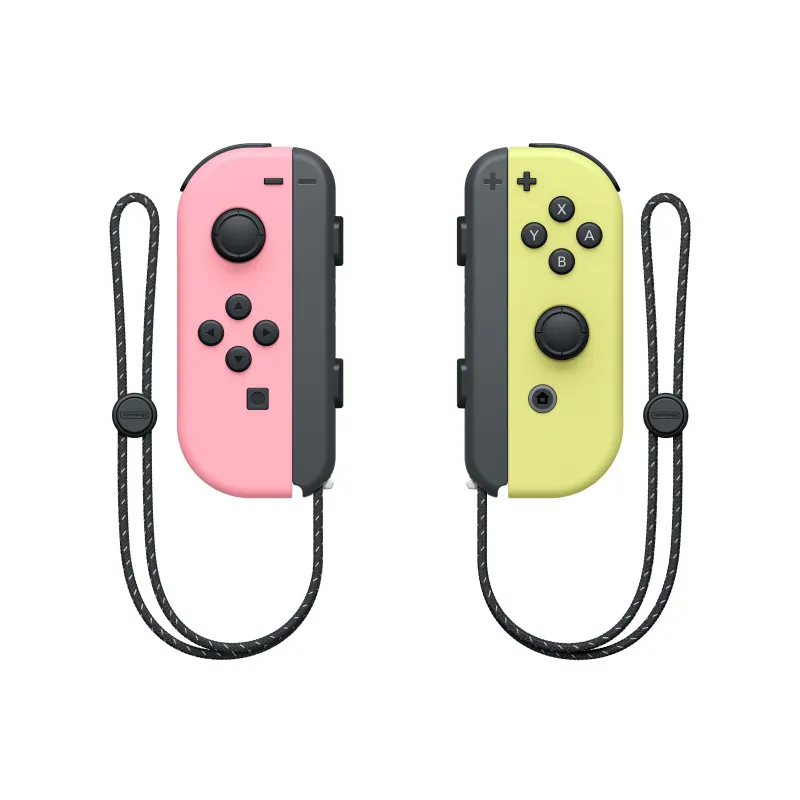 JOY-CON (SET SINISTRO/DESTRO) ROSA/GIALLO, CONTROLLER PER NINTENDO SWITCH - The Shop Gamer