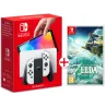 NINTENDO SWITCH OLED-KONSOLE + THE LEGEND OF ZELDA TEARS OF THE KINGDOM, PHYSISCHES SPIEL - The Shop Gamer