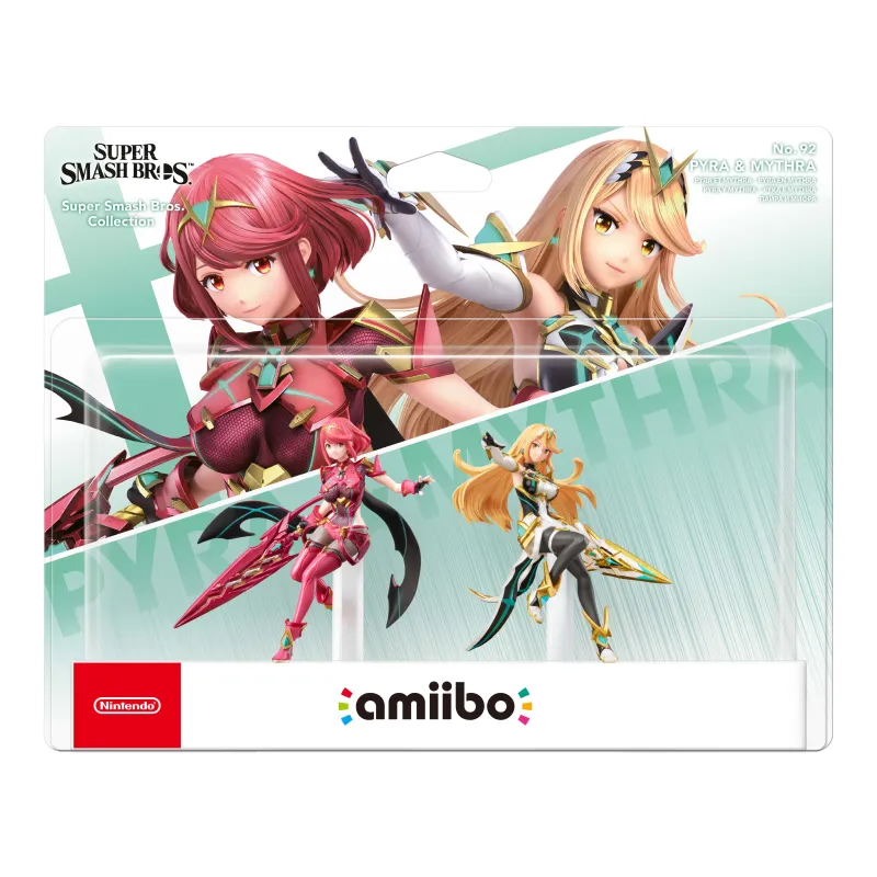 AMIIBO SMASH PYRA AND MYTHRA 2-IN-1 FIGURES, SUPER SMASH BROS. COLLECTION FOR NINTENDO SWITCH - The Shop Gamer