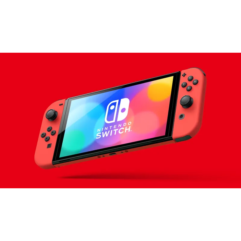 NINTENDO SWITCH OLED MODEL MARIO RED SPANISH EDITION, NO GAME INCLUDED - The Shop Gamer