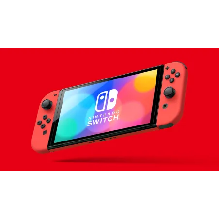 NINTENDO SWITCH OLED-MODEL ROOD, MARIO-EDITIE, SPAANSE EDITIE, ZONDER GAME INBEGREPEN - The Shop Gamer