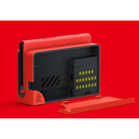 NINTENDO SWITCH MODÈLE OLED ROUGE ÉDITION MARIO, VERSION ESPAGNOLE, AUCUN JEU INCLUS - The Shop Gamer