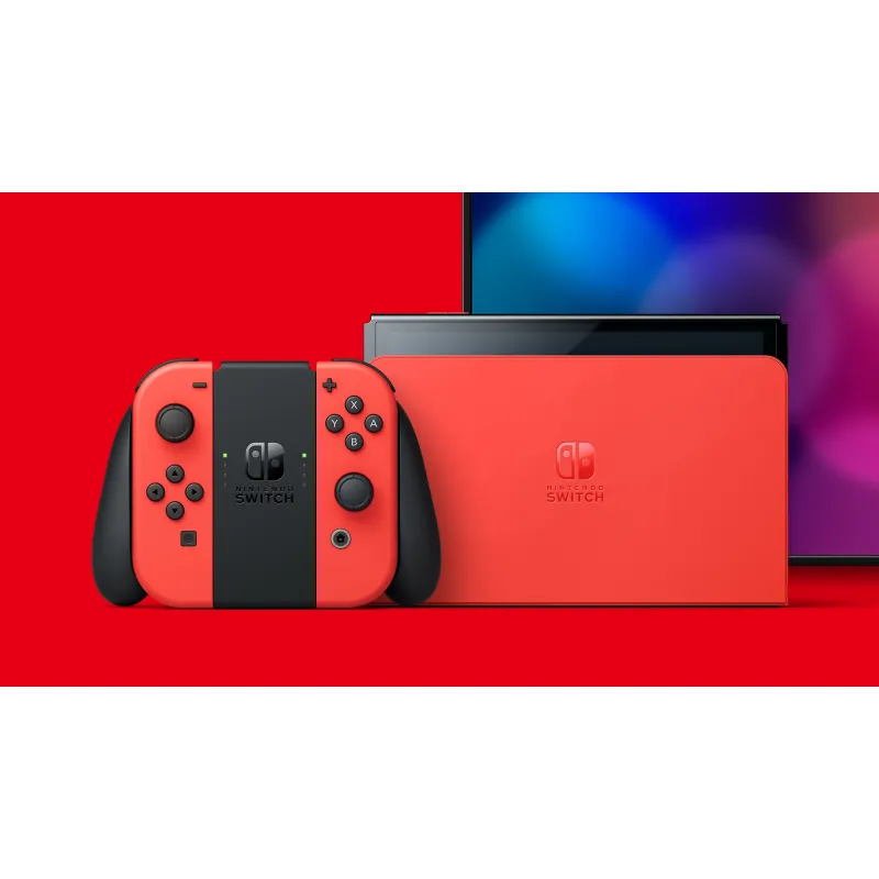 NINTENDO SWITCH OLED MODEL MARIO RED SPANISH EDITION, NO GAME INCLUDED - The Shop Gamer