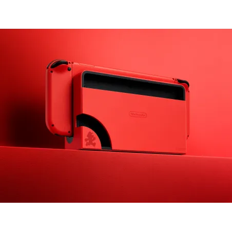 NINTENDO SWITCH MODÈLE OLED ROUGE ÉDITION MARIO, VERSION ESPAGNOLE, AUCUN JEU INCLUS - The Shop Gamer