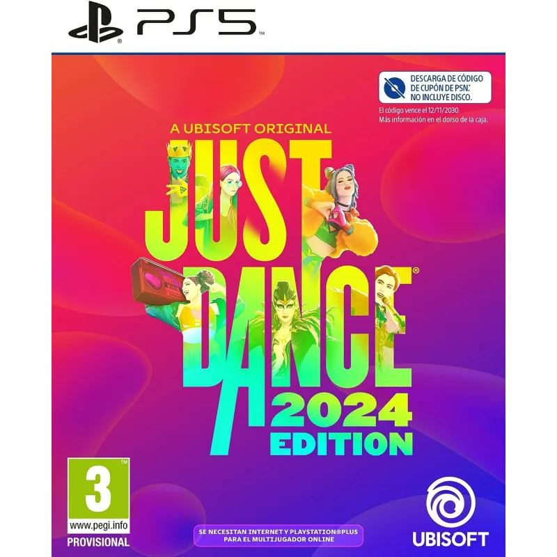 PRE-ORDER JUST DANCE 2024 BOX WITH FULL GAME DOWNLOAD CODE PS5 - The Shop Gamer