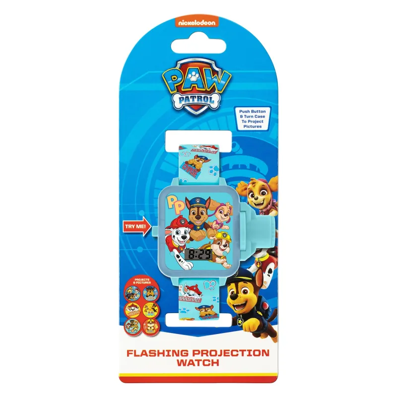 OROLOGIO DIGITALE PAW PATROL CON PROIETTORE DI IMMAGINI - The Shop Gamer