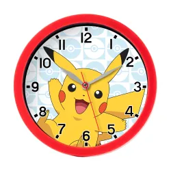 RELÓGIO ANALÓGICO DE PAREDE POKÉMON PIKACHU - The Shop Gamer