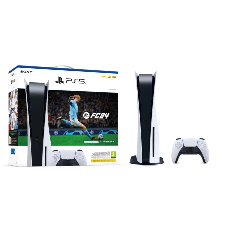 RESERVA PS5 + EA SPORTS FC 24 CONSOLA PLAYSTATION 5 CON JUEGO COMPLETO DESCARGA Y CUPÓN ULTIMATE TEAM