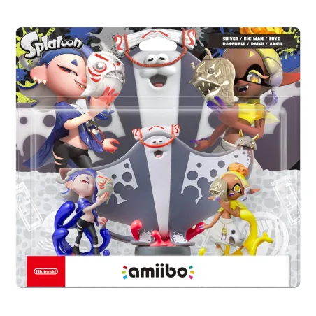 PACK DE TRÊS FIGURAS AMIIBO SPLATOON SHIVER BIG MAN E FRYE PARA NINTENDO SWITCH - The Shop Gamer
