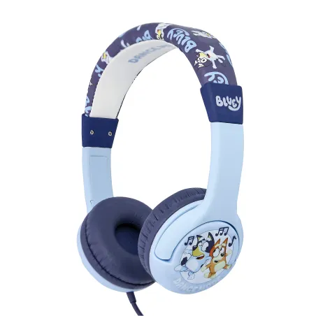 AUSCULTADORES INFANTIS COM FIO BLUEY, VOLUME LIMITADO, AZUIS - The Shop Gamer