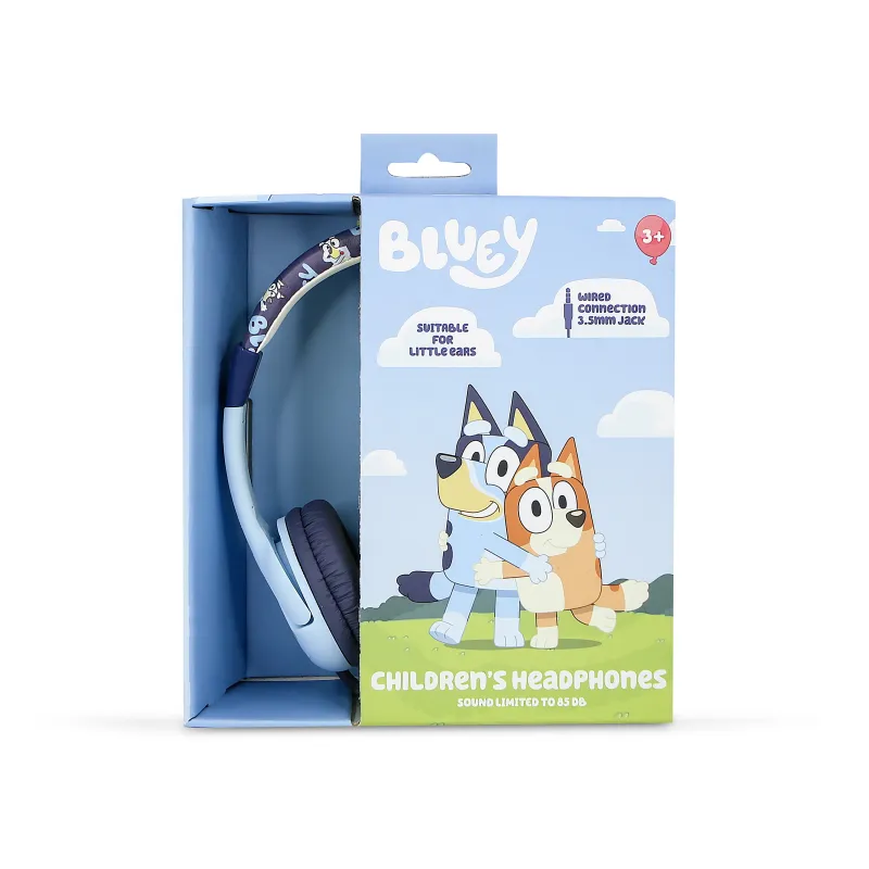 CUFFIE PER BAMBINI CON FILO BLUEY A VOLUME LIMITATO BLU - The Shop Gamer