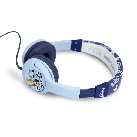 AUSCULTADORES INFANTIS COM FIO BLUEY, VOLUME LIMITADO, AZUIS - The Shop Gamer