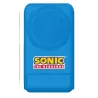 Batteria portatile universale 5000 mAh magnetica senza fili, modello SONIC LETS ROLL blu, ricarica via cavo e supporto - The Sho