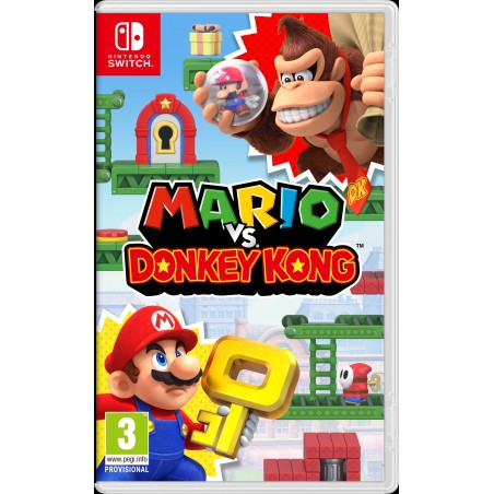 MARIO VS DONKEY KONG SWITCH JUEGO FÍSICO VERSIÓN ESPAÑOLA GARANTÍA EUROPEA SPANISH VERSION EU WARRANTY