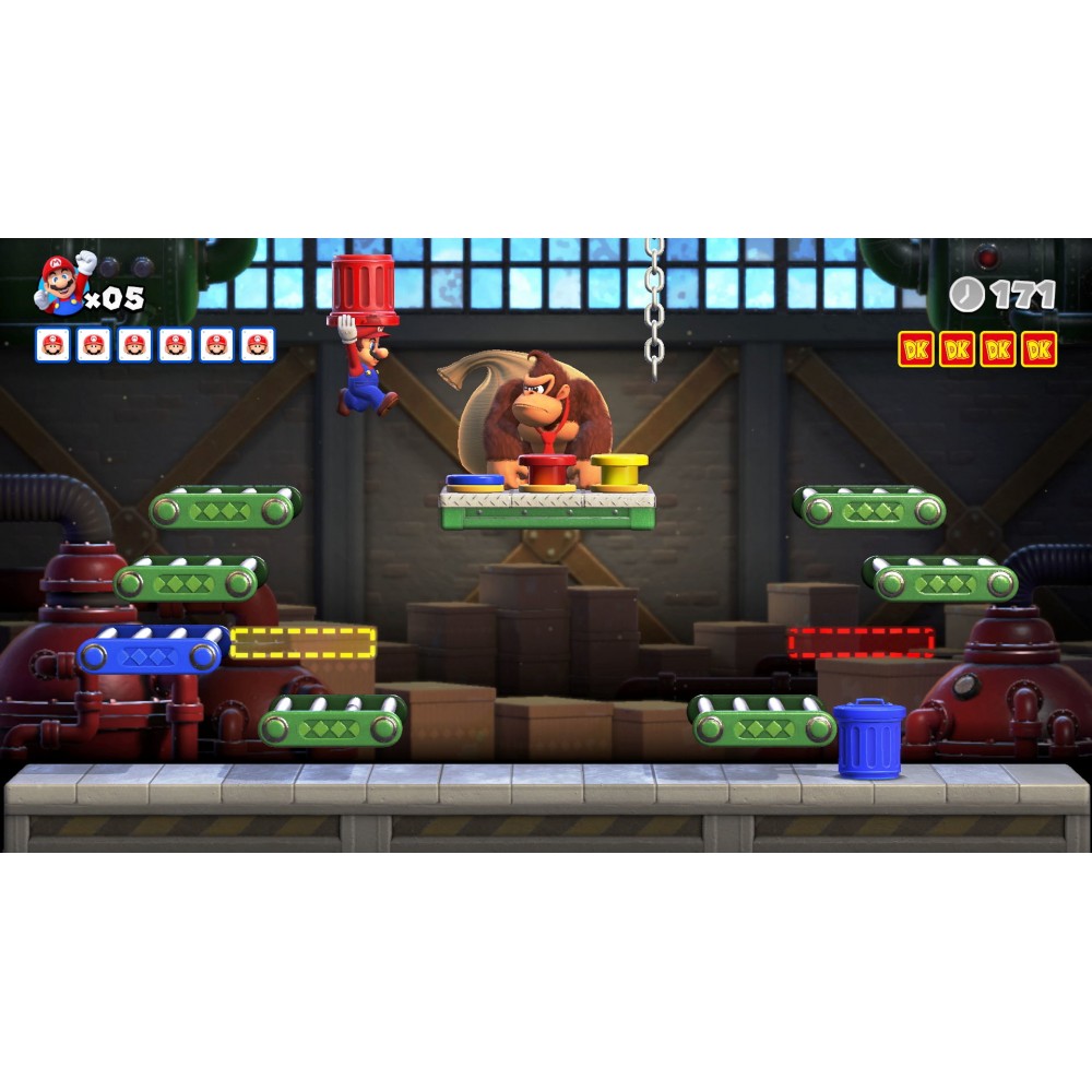 MARIO VS DONKEY KONG SWITCH JUEGO FÍSICO VERSIÓN ESPAÑOLA GARANTÍA EUROPEA SPANISH VERSION EU WARRANTY