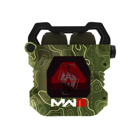 CALL OF DUTY MW3 WIRELESS EARBUDS WITH CHARGING CASE, OLIVE GREEN CAMO - The Shop Gamer