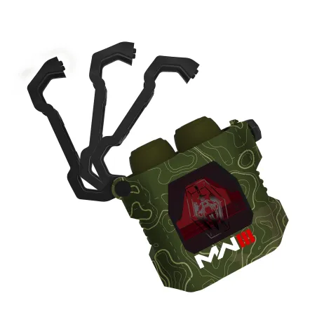 AURICULARES INALÁMBRICOS CALL OF DUTY MW3 CON ESTUCHE DE CARGA EARPODS COLOR CAMUFLAJE VERDE OLIVA