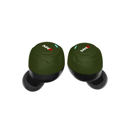 DRAADLOZE OORDOPJES CALL OF DUTY MW3 MET OPLAADCASE, OLIJFGROEN CAMOUFLAGE - The Shop Gamer