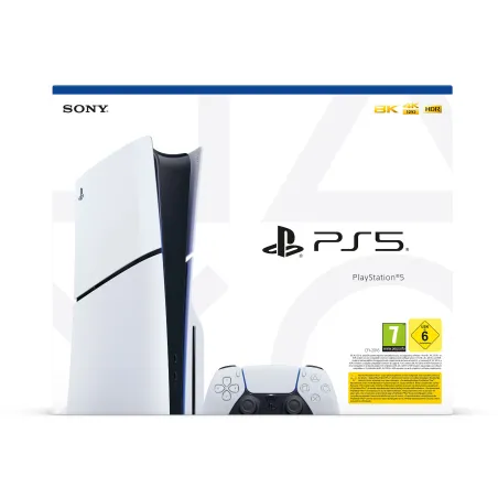 PLAYSTATION 5 SLIM WITH DISC DRIVE, SPANISH VERSION, EUROPEAN WARRANTY - The Shop Gamer
