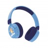 AURICULARES INFANTILES SIN CABLE BLUEY CON CONTROL PARENTAL DE VOLUMEN Y CABLE PARA COMPARTIR AUDIO