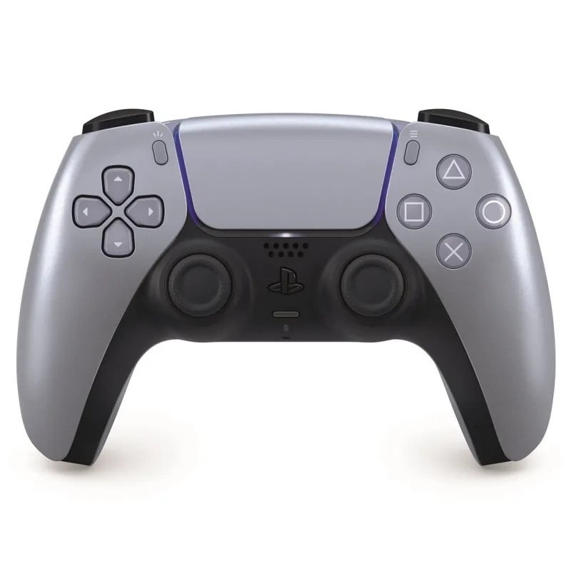 DUALSENSE PS5 WIRELESS CONTROLLER METALLIC STERLING SILVER FOR PLAYSTATION 5 ONLY - The Shop Gamer