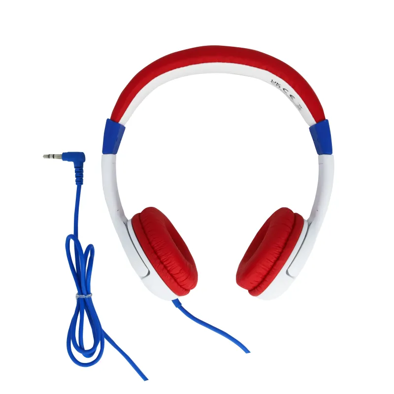 CUFFIE PER BAMBINI CON CAVO SUPER MARIO, VOLUME LIMITATO, BIANCHE E ROSSE - The Shop Gamer