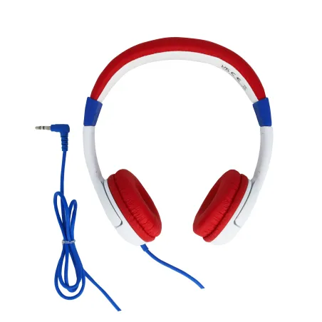 CASQUE AUDIO FILAIRE POUR ENFANTS SUPER MARIO, VOLUME LIMITÉ, BLANC ET ROUGE - The Shop Gamer
