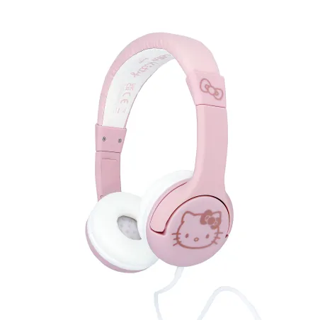 CUFFIE PER BAMBINI CON CAVO HELLO KITTY, VOLUME LIMITATO, ROSA E DORATE - The Shop Gamer