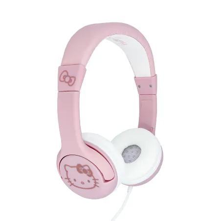 AUSCULTADORES INFANTIS COM FIO HELLO KITTY, VOLUME LIMITADO, ROSA E DOURADO - The Shop Gamer