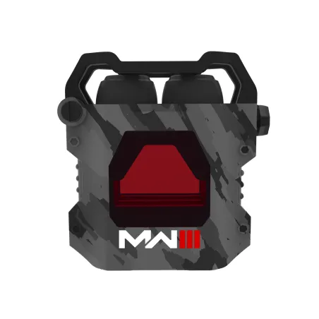 CALL OF DUTY MW3 WIRELESS IN-EAR HEADPHONES, BLACK CAMO, WITH CHARGING CASE - The Shop Gamer