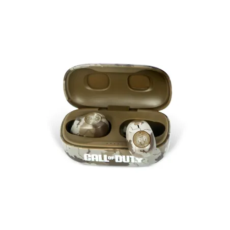 KABELLOSE IN-EAR-KOPFHÖRER CALL OF DUTY, TARNFARBE WÜSTE, MIT LADEETUI - The Shop Gamer