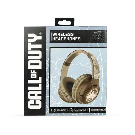 CUFFIE WIRELESS PIEGHEVOLI CON LUCE LED CALL OF DUTY TASK FORCE 141, COLORE MIMETICO - The Shop Gamer
