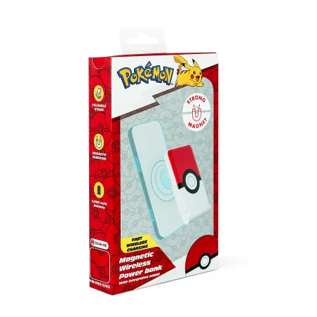 Batteria portatile universale magnetica da 5000 mAh senza cavi, modello POKÉBALL, MAGSAFE POWER BANK - The Shop Gamer