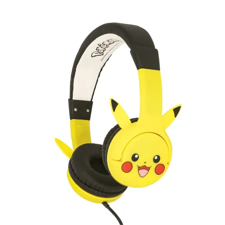 BEDRADE KINDERHOOFDTELEFOON PIKACHU MET VOLUMEBEGRENZING - The Shop Gamer