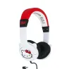 AURICULARES INFANTIS COM FIO HELLO KITTY, VOLUME LIMITADO, BRANCO E VERMELHO - The Shop Gamer