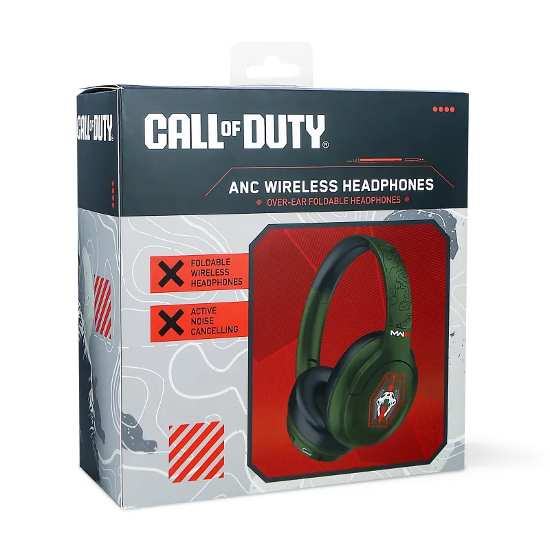 KABELLOSE KOPFHÖRER MIT GERÄUSCHUNTERDRÜCKUNG CALL OF DUTY MODERN WARFARE 3 IN GRÜNER TARNOPTIK - The Shop Gamer