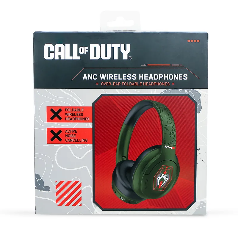 CASQUE SANS FIL À RÉDUCTION DE BRUIT CALL OF DUTY MODERN WARFARE 3, CAMOUFLAGE VERT - The Shop Gamer
