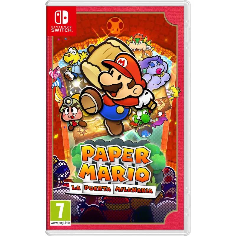 PAPER MARIO LA PUERTA MILENARIA SWITCH FYSIEK SPEL VOOR NINTENDO SWITCH, SPAANSE VERSIE, EUROPESE GARANTIE, SPAANS - The Shop Ga