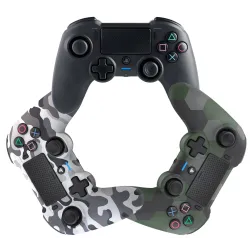 CONTROLLER WIRELESS CON LICENZA UFFICIALE PLAYSTATION NACON ASYMETRIC PER PS4, SCEGLI NERO, MIMETICO VERDE O GRIGIO, GARANZIA - 