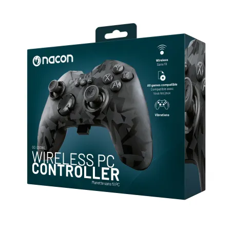 NACON GC-200 WIRELESS CONTROLLER FOR PC, CHOOSE BLACK OR URBAN DESIGN, RGB LIGHTING, EUROPEAN WARRANTY - The Shop Gamer