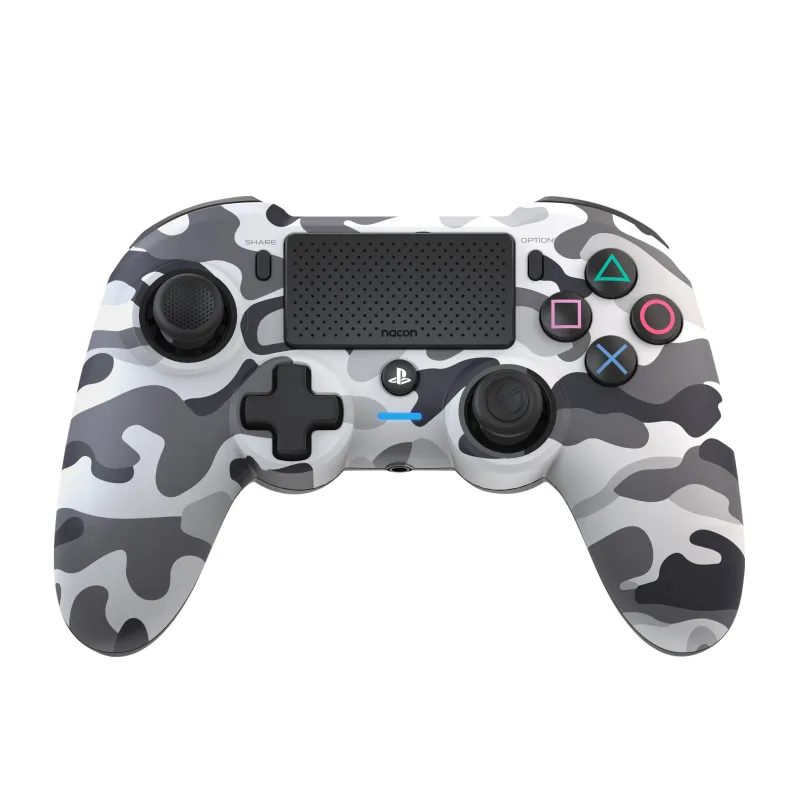 OFFICIALLY LICENSED WIRELESS PLAYSTATION NACON ASYMETRIC CONTROLLER FOR PS4, CHOOSE BLACK, GREEN CAMOUFLAGE OR GREY, EU WARRANTY