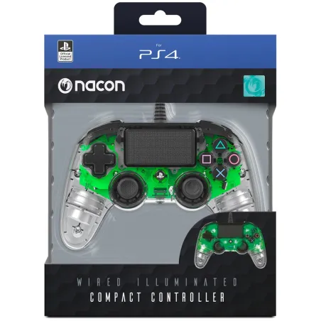 MANDO CON LICENCIA OFICIAL PLAYSTATION CON CABLE NACON COMPACT PARA PS4 ELIGE TU COLOR GARANTÍA EUROPEA - The Shop Gamer