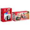 WHITE NINTENDO SWITCH OLED CONSOLE, CHOOSE A MARIOKART OR LUIGIKART LIVE HOME CIRCUIT CAR AND DOWNLOADABLE GAME - The Shop Gamer