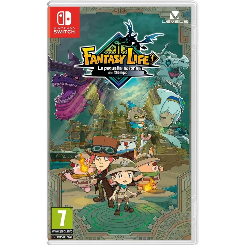 FANTASY LIFE I LA PEQUEÑA LADRONA DEL TIEMPO VOOR NINTENDO SWITCH, FYSIEK SPEL, SPAANSE VERSIE, EUROPESE GARANTIE - The Shop Gam