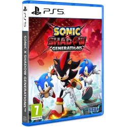 SONIC X SHADOW GENERATIONS, VERSION WÄHLEN, PS5 PS4 SWITCH XBOX SERIES X ONE, PHYSISCHES SPIEL, PLAYSTATION 5, SPANISCHE VERSION