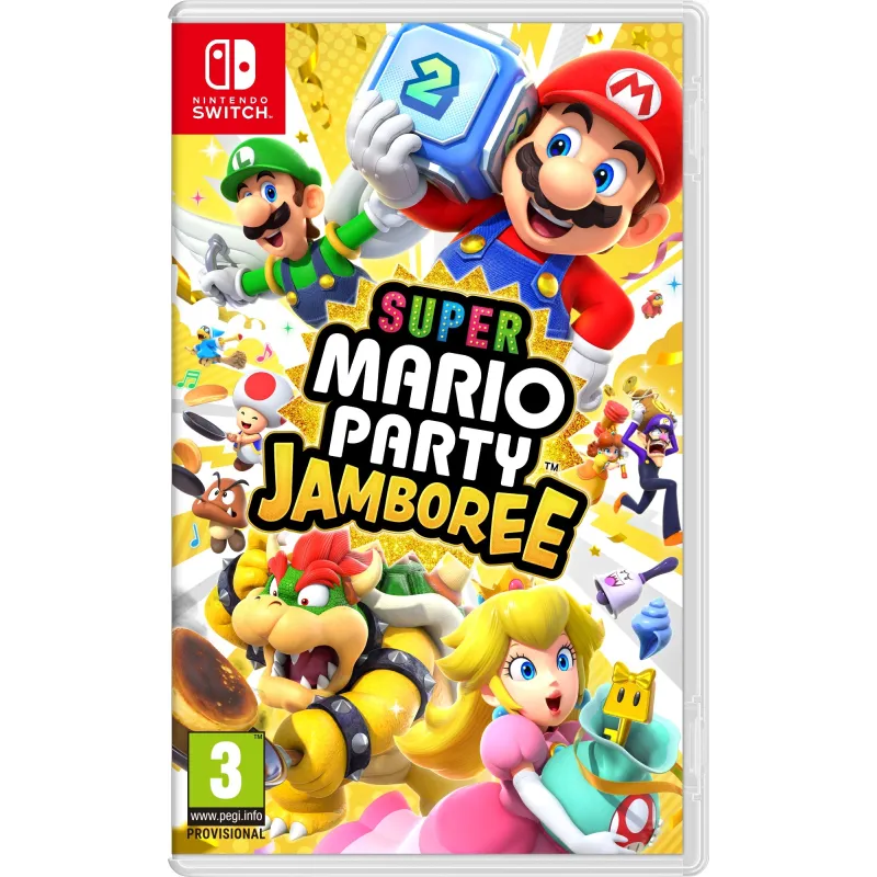 SUPER MARIO PARTY JAMBOREE VOOR NINTENDO SWITCH FYSIEKE GAME, SPAANSE VERSIE, EUROPESE GARANTIE - The Shop Gamer