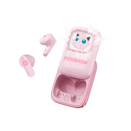 WIRELESS POKEMON JIGGLYPUFF HEADPHONES WITH SLIDING CHARGING CASE AND LED LIGHT - The Shop Gamer