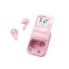 AURICULARES INALÁMBRICOS POKEMON JIGGLYPUFF CON ESTUCHE DE CARGA DESLIZANTE Y LUZ LED