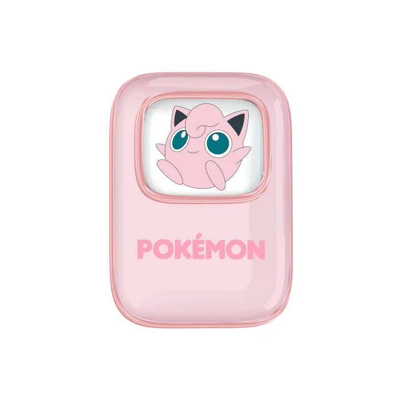 ÉCOUTEURS SANS FIL POKEMON JIGGLYPUFF AVEC BOÎTIER DE CHARGEMENT COULISSANT ET VOYANT LED - The Shop Gamer