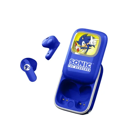 ÉCOUTEURS SANS FIL SONIC THE HEDGEHOG AVEC ÉTUI DE RECHARGE COULISSANT ET LUMIÈRE LED - The Shop Gamer